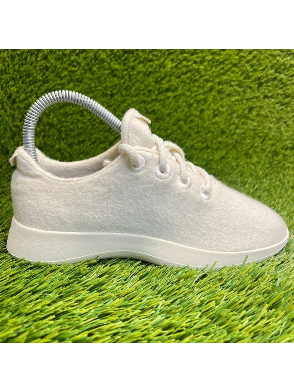 Allbirds Wool Runners Natural White Womens Size 6 Running Walking Shoes Sneakers